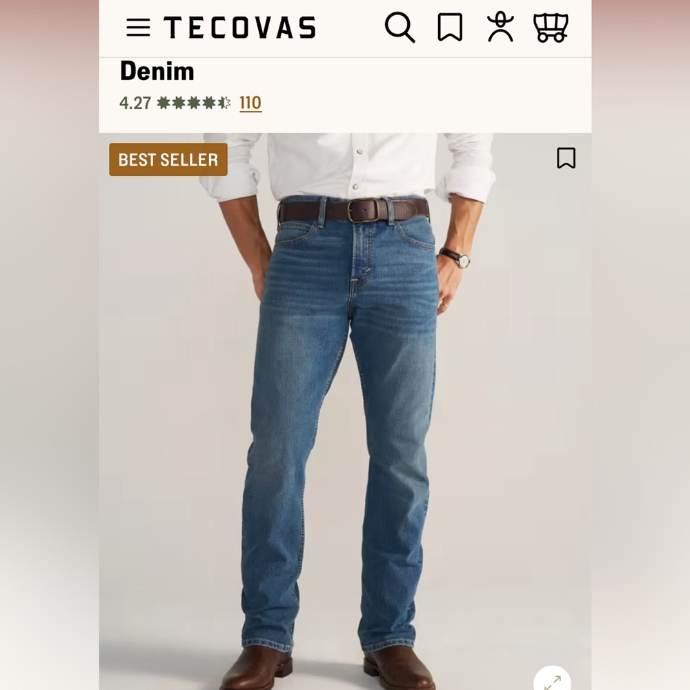 Tecovas premium Jeans 30x32